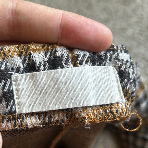 Altar'd State Black and White Plaid Skort Casual Preppy Small - Picture 2 of 7